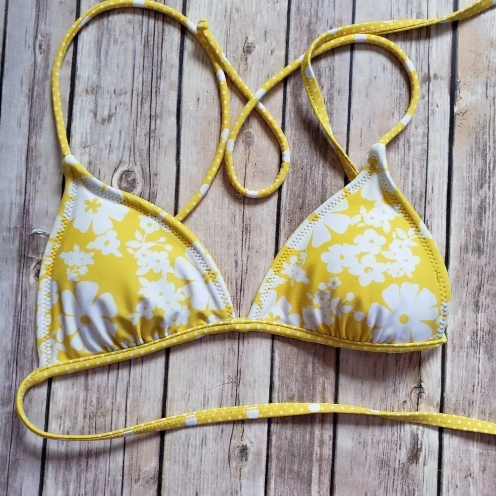 Hula honey reversible bikini top